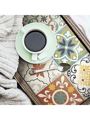 Trendy Pazars TIL4279FLT Sticktiles Ispanyol Terracotta Soy ve Yapıştır Arası
