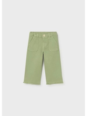 Mayoral Kız Çocuk Gabardin Pantolon 1-4 Yaş Yeşil