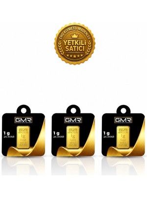 GMR 3 Gram Külçe Altın 24 Ayar