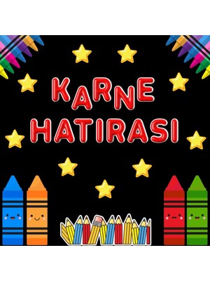 Ti Play Karne Hatırası Kalem Temalı Okul Panosu Figür Seti | Hazır Kesim Sınıf Süsü