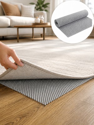 Beylini Halı Kaydırmazı 45X125 cm Yıkanabilir Halı Altı Kaydırmaz Halı Sabitleme Masa Örtüsü Çekmece Içi Araç Kaydırmaz Zemin