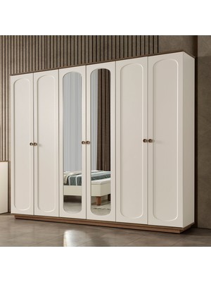 Edsy Home Sude 6 Kapaklı Gardırop