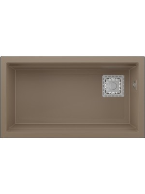 Real Stone Almila 75,5X42,4 cm Cappucino Granit Mutfak Eviyesi