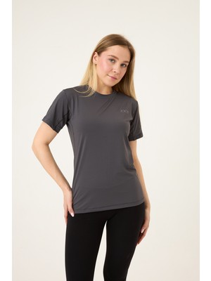 Zoor Kadın Kısa Kol Compression Fitness Gym Spor Body Tshirt