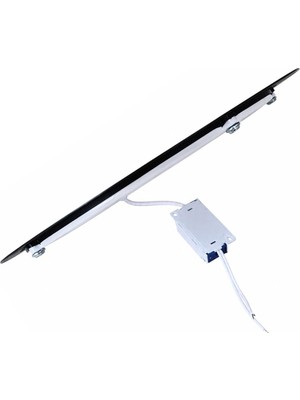 Lampist Siyah Çerçeveli Slim Sıva Altı Panel LED 18W 22 cm Günışığı Işık