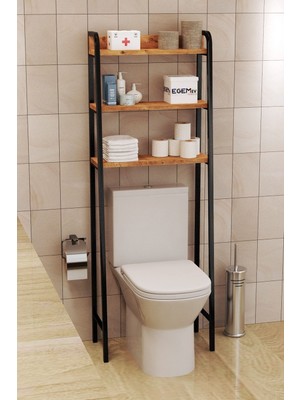 Empressco Egemev Wc Arkası Klozet Rafı Klozet Üstü Raf ve Organizatör Havluluk Banyo Düzenliyici - Fiyatı, Yorumları