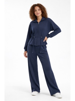 Maimoda Kadın Peplum Detaylı Modal Eşofman Takımı