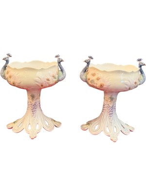 TT Unicorn Studio Fine Porcelain Tavuzkuşlu Kaseler - 16 cm x 14 cm