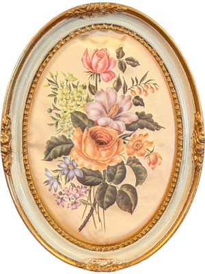TT Çerçevesinde Ipek Üzerine Resim - 27,5 cm x 20 cm Ölçülerinde - Iuou
