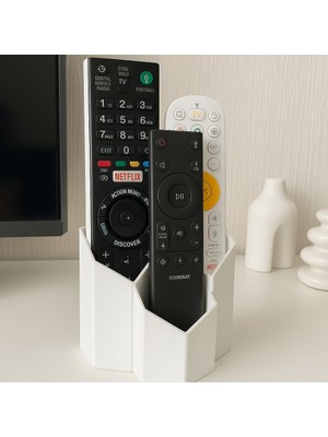 Ardu Tv Kumanda Standı Beyaz ( Küçük Boy)