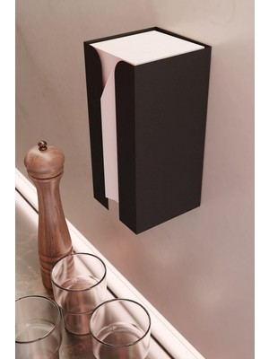 Empressco Risingmaber Metal Siyah Güçlü Yapışkanlı Organizer Peçetelik,dispenser Mutfak Banyo Peçetelik MT107S - Fiyatı, Yorumları