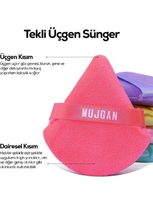 Ozcmax Üçgen Makyaj Sünggeri Puf