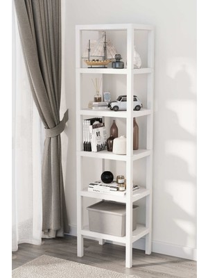 Empressco Mutfak Köşesi Shelf 6 Katlı Düzenleyici Plastik Raf Ünitesi Beyaz, Kitaplık, Banyo, Mutfak Rafı - Fiyatı, Yorumları