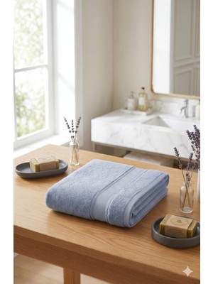 Özdilek Colurist Silgi Banyo Havlusu 90X150 cm %100 Pamuk Gök Mavisi