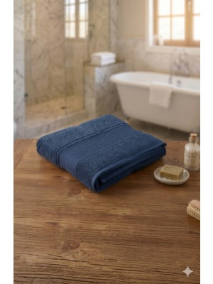 Özdilek Colurist Silgi Banyo Havlusu 90X150 cm %100 Pamuk Lacivert