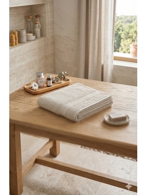 Özdilek Colurist Silgi Banyo Havlusu 90X150 cm %100 Pamuk Bej