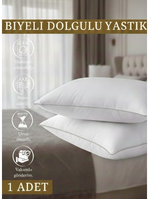 Özkent Ev Tekstil Yastık Biyeli Elyaf Slikon Dolgulu