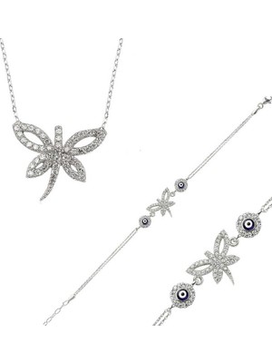 Avensyy 925 Ayar Gümüş Yusufçuk Set