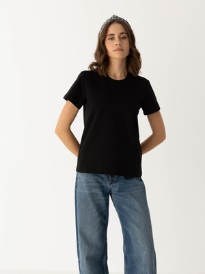 Timeless Basic TSHIRT-%100 Pamuk - Kadın Basic Tişört
