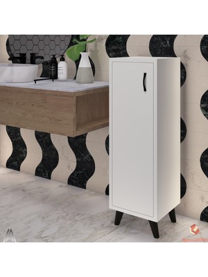 Empressco Egecan Mobilya Beyaz Tek Kapaklı 3 Raflı Banyo Dolabı Havlu Dolabı Sabunluk Kiler Dolabı Erzak Dolabı Ekmek Dolabı - Fiyatı, Yorumları