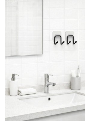 Empressco Multistore Yapışkanlı 2 Adet Çift Kancalı Banyo Mutfak Askısı Metal Askılık Duvar Askı Organizer - Fiyatı, Yorumları