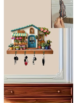 Empressco Kututr Dekoratif 3D Tasarım Ahşap Anahtarlık Askılığı – 28X18 cm Duvar Askısı - Fiyatı, Yorumları
