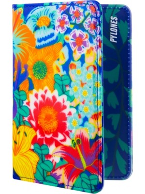 Pylones Pasaport Kılıfı - Voyage - Bouquet
