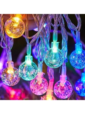 Avensyy 3m 20 LED Kristal Top Rgb Pilli