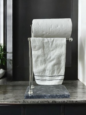Empressco Thk Store Mermer Ayaklı Metal Banyo El Havluluk Kağıt Havluluk Standı - Fiyatı, Yorumları