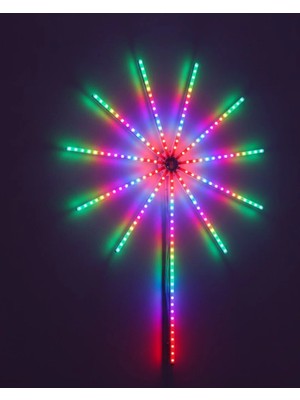 OtoTech Modüler Rgb LED Duvar Işığı  Efektli Uzaktan Kumandalı