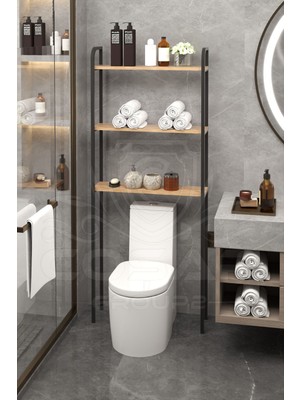 Empressco Cosargroup Wc Arkası Klozet Rafı Klozet Üstü Raf ve Organizatör Havluluk Banyo Düzenliyici Atlantik Çam - Fiyatı, Yorumları