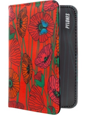Pylones Pasaport Kılıfı - Voyage - Coquelicots