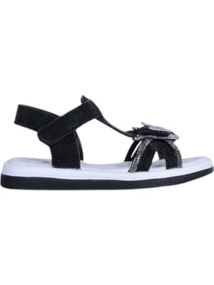 Moda Ayakkabı Nerissa 1124 Kız Çocuk Taşlı Sandalet Ayakkabı