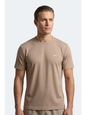 Slazenger Hıjack I Erkek  Vizon Tişört