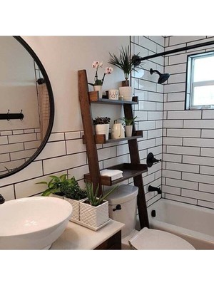 Empressco Evbiziz Doğal Ahşap Banyo Düzenleyici Klozet Üstü Ahşap Raf 170 cm - Fiyatı, Yorumları
