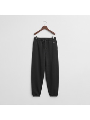 Gant Kadın Siyah Regular Fit Eşofman Altı
