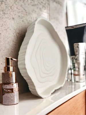 Empressco Havalı Tasarım Kütük Görünümlü Oval Dekoratif Tabak - Fiyatı, Yorumları