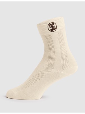 Pierre Cardin Kadın Kadın Ekru Soket Çorap 50324437-VR019