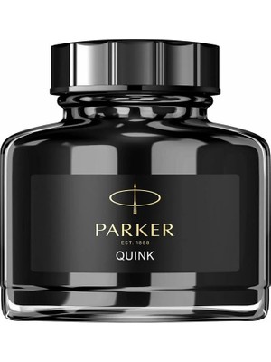 Parker Quink Yıkanabilir Şişe Mürekkep Siyah