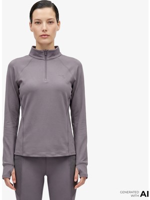 Anta Leaf Kadın Mor T-Shirt.2