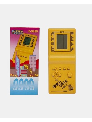 Aycer Klasik Gameboy Tetris Oyunu – Taşınabilir Pil ile Çalışan Retro El Konsolu - Lisinya
