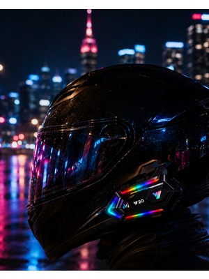 tp Bluetooth 5.3 Motosiklet Kask Intercom Gürültü Engelleyici Su Geçirmez Kulaklık - Lisinya