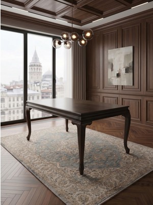 Kleinhaus Furniture Monarch Lükens Oymalı Yemek Masası