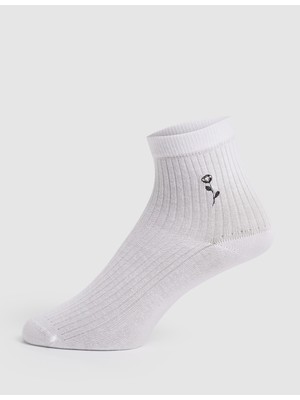 Pierre Cardin Kadın Kadın Beyaz Patik Çorap 50324452-VR013