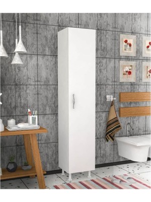 Empressco Artel Mobilya 5 Raflı Banyo Boy Dolabı - Fiyatı, Yorumları