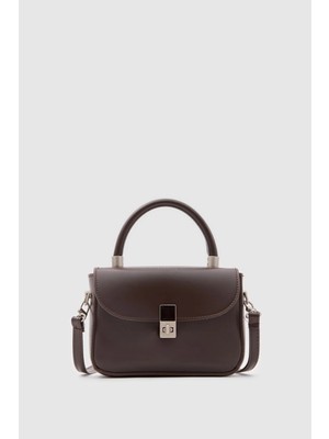 Shule Bags Cobble Small Çapraz Çanta Kahve