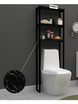 Empressco Egemev Wc Klozet Ustu 3 Raflı Metal Banyo Dolabı Rafı Makine Ustu Dolap Raf 3 Lü Havluluk Organize - Fiyatı, Yorumları