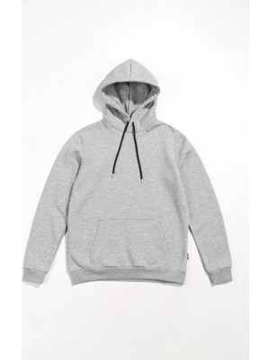 Beruflic Erkek Uzun Kol Kapşonlu Basic Sweatshirt Hoodie
