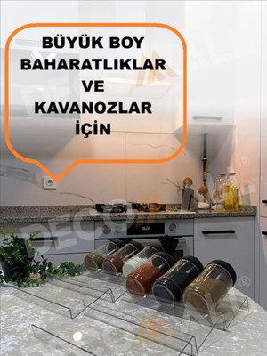 Empressco Kesita Tasarım(2 Adet 20 X15 Cm)Çekmece Içi Baharatlık Düzenleyici Boş Stant (Kavanozları Hariçtir) - Fiyatı, Yorumları