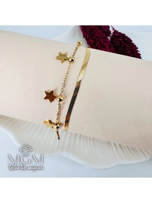 Freedom Storee Çelik Bileklikler 16+5 cm Uzatma Payı - KBL0132